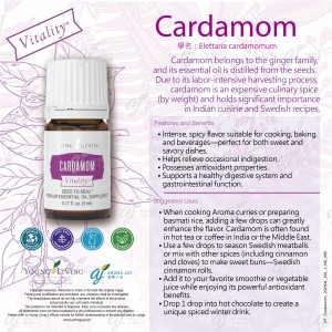 Cardamom Vitality 小荳蔻精油調味料